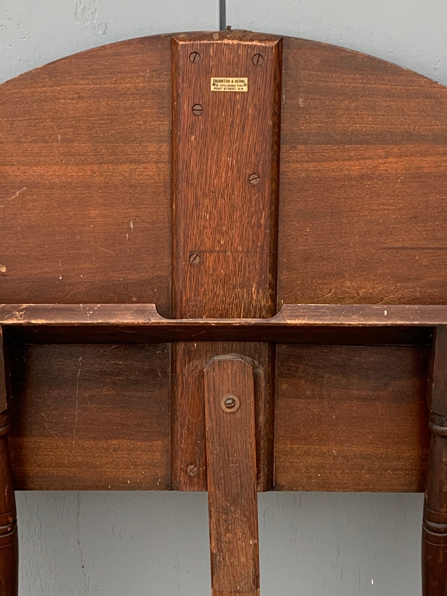 Antique Victorian Thornton & Herne London Campaign Folding Coaching Table